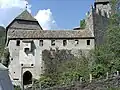 Schloss Runkelstein bei Bozen, das auf Italienisch Bolzano heißt