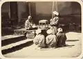 Richter in Turkestan, vor über 150 Jahren. Turkestan ist ein Gebiet, das von Russland erobert wurde.