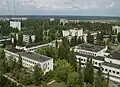 In Pripjat, einer Geisterstadt bei Tschernobyl, wachsen nun überall Bäume.