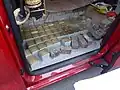 Die Stolpersteine, die heute verlegt werden sollen. Gunter Demnig hat sie in seinem Auto mitgebracht.