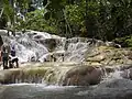 Wasserfälle des Flusses Dunn