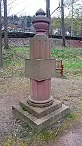 An den Sommer erinnert auch der Hungerstein in Wertheim, in Baden-Württemberg.