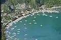 Viele Touristen besuchen die Philippinen wegen der Strände. Hier das Dorf El Nido.