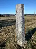 Dieser Grenzstein bei Burg Reuland markiert die alte Grenze zwischen Preußen und Belgien.