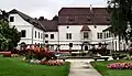 Die Burg Wels. Hinter dem Erker starb vermutlich Kaiser Maximilian.