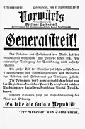 Vorwärts heißt eine alte Zeitung, das Organ der Partei SPD