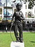 Eine Statue in London