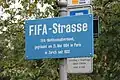 Die FIFA hat in Zürich sogar ihre eigene Straße.