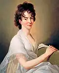 Seine Ehefrau Constanze, die er im Jahr 1782 heiratete