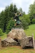 Eine Statue in Schöppenstedt