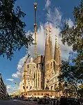 An der Kirche Sagrada Família in Barcelona wird seit mehr als hundert Jahren gebaut.