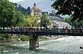 Thermenbrücke in Meran in Italien