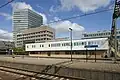 Eindhoven, hier am Bahnhof, liegt im Süden und ist eine eher moderne Stadt.