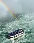 Regenbogen an den Niagara-Fällen
