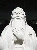 Eine Konfuzius-Statue in Peking