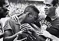 Pelé weint, als Brasilien im Jahr 1958 Weltmeister wird.