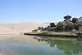 Auch der Mondsichelsee in China ist eine Oase.