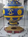 In einem Museum in Brüssel: eine Montgolfiere.