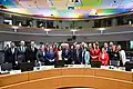 Ein Treffen von Außenministern der Mitgliedsstaaten