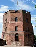 Der letzte Turm der Festung Gediminas, der noch steht