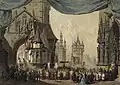 Ein Bühnenbild aus dem Jahr 1835