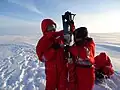 Wissenschaftler erforschen den Klimawandel in der Arktis.
