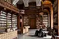 Die Bibliothek im Stift Göttweig in Österreich: Die Klöster in Europa fanden Bibliotheken sehr wichtig.