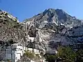 Ein Marmorbruch nahe Carrara