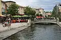 In der Stadt l'Isle-sur-la-Sorgue