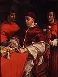 Ein Porträt von Papst Leo dem Zehnten