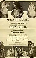 Vor hundert Jahren: ein früher Film über Schneewittchen, nach einem Theaterstück.