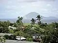 Auf St. Kitts: Hinten sieht man die niederländische Insel St. Eustatius.