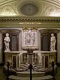 Taufstein in der Kathedrale von Montevideo in Uruguay