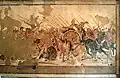 Das Alexander-Mosaik wurde in Pompeji gefunden. Dies soll Alexander der Große sein.