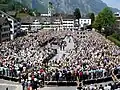 In der Landsgemeinde Glarus in der Schweiz: Die Bürger sind gekommen, um abzustimmen.
