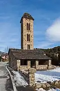 In Engolasters steht diese Kirche: Sie ist etwa 1000 Jahre alt.