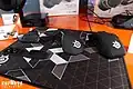 Gaming-Mäuse auf einem Mousepad, einer Oberfläche für Mäuse