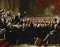 In den USA im Jahr 1840: ein Treffen von Menschen, die gegen die Sklaverei waren.