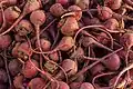 Rote Beete auf einem Markt