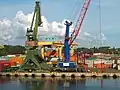 Am Port Gdańsk, dem Hafen von Danzig