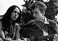 Der junge Bob Dylan mit seiner Freundin, der Sängerin Joan Baez