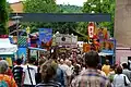 Beim Pferdemarkt Bietigheim, Baden-Württemberg: Eine Kirmes ist oft voller Menschen.