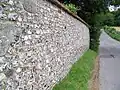 Selten fand man so viel Feuerstein, dass man daraus eine Mauer bauen konnte.