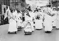 Eine Suffragetten-Demonstration in New York im Jahr 1912