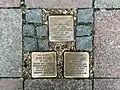 „Stolpersteine“ für die Franks dort, wo sie in Aachen gewohnt hatten