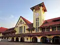 Dieser Bahnhof in Brazzaville stammt noch aus der Kolonialzeit.