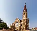 Kirche in Windhoek, Namibia, erbaut in der deutschen Zeit