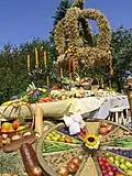 Erntedankfest mit Erntedankkrone