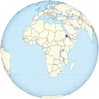 Eritrea on the globe (Africa centered).svg