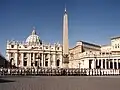 Der Petersdom mit dem Petersplatz liegt zwar in Rom, gehört aber zum Vatikanstaat.